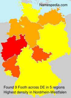 Surname Footh in Germany Surname Footh in Germany