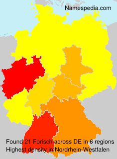 Surname Forisch in Germany Surname Forisch in Germany