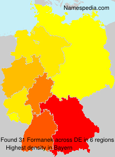 Surname Formanek in Germany Surname Formanek in Germany