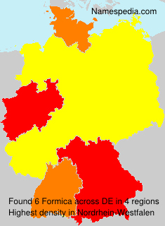 Surname Formica in Germany Surname Formica in Germany