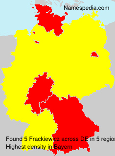 Surname Frackiewicz in Germany Surname Frackiewicz in Germany