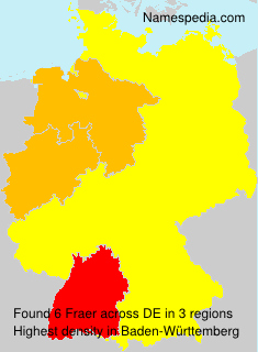 Surname Fraer in Germany Surname Fraer in Germany