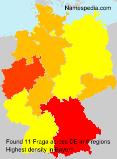 Surname Fraga in Germany Surname Fraga in Germany