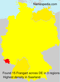 Surname Frangart in Germany Surname Frangart in Germany