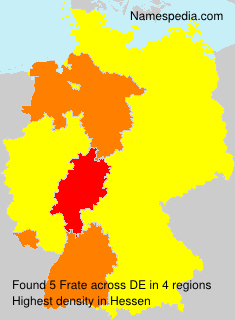 Surname Frate in Germany