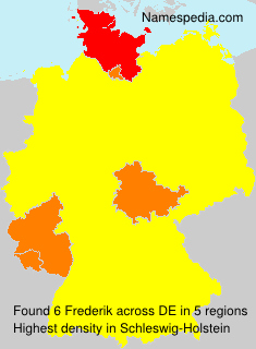 Surname Frederik in Germany Surname Frederik in Germany