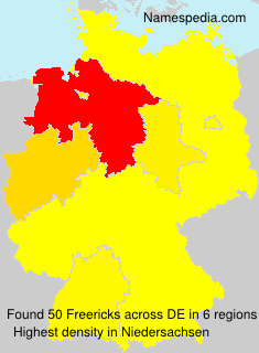 Surname Freericks in Germany Surname Freericks in Germany