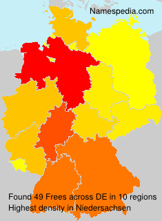 Surname Frees in Germany Surname Frees in Germany