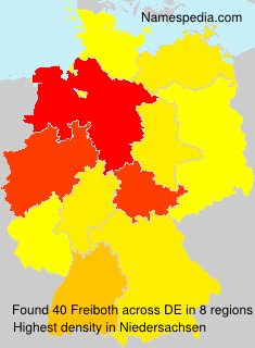 Surname Freiboth in Germany Surname Freiboth in Germany