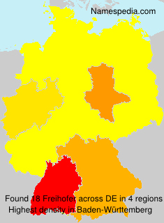Surname Freihofer in Germany Surname Freihofer in Germany