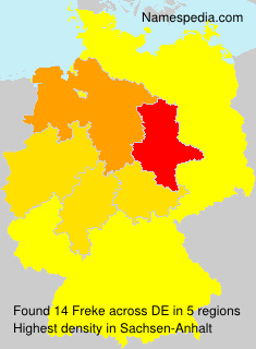 Surname Freke in Germany Surname Freke in Germany