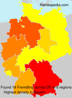Surname Fremdling in Germany Surname Fremdling in Germany