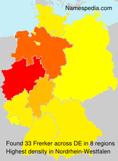 Surname Frerker in Germany Surname Frerker in Germany