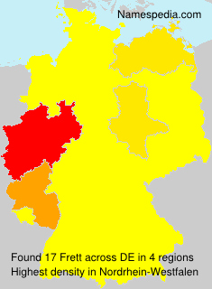 Surname Frett in Germany Surname Frett in Germany