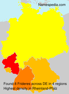 Surname Frideres in Germany Surname Frideres in Germany