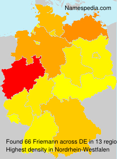 Surname Friemann in Germany Surname Friemann in Germany