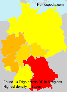 Surname Frigo in Germany Surname Frigo in Germany