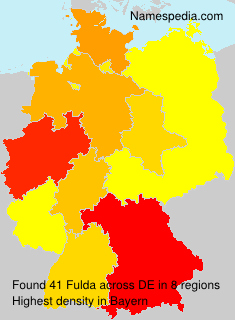Surname Fulda in Germany Surname Fulda in Germany