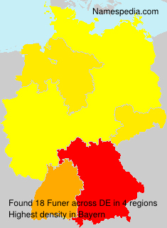 Surname Funer in Germany Surname Funer in Germany