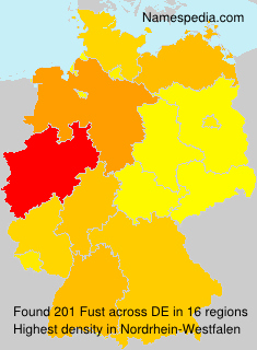 Surname Fust in Germany Surname Fust in Germany