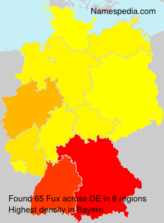 Surname Fux in Germany Surname Fux in Germany