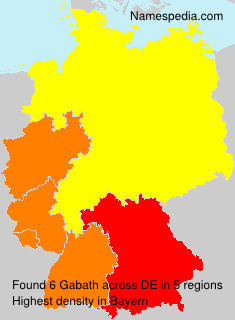 Surname Gabath in Germany Surname Gabath in Germany