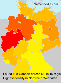 Surname Gabbert in Germany Surname Gabbert in Germany