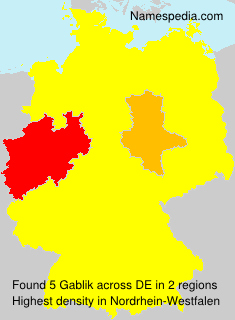 Surname Gablik in Germany Surname Gablik in Germany
