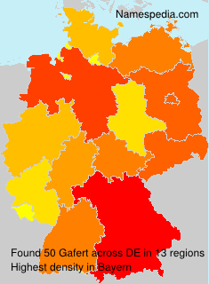 Surname Gafert in Germany Surname Gafert in Germany