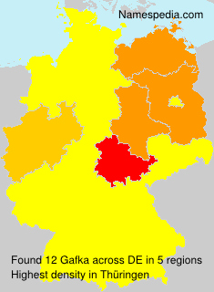 Surname Gafka in Germany Surname Gafka in Germany