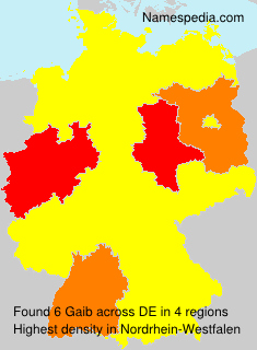 Surname Gaib in Germany Surname Gaib in Germany