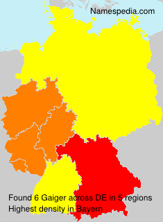 Surname Gaiger in Germany Surname Gaiger in Germany