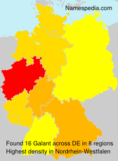 Surname Galant in Germany Surname Galant in Germany