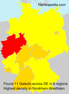Surname Galecki in Germany Surname Galecki in Germany