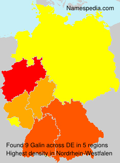 Surname Galin in Germany Surname Galin in Germany