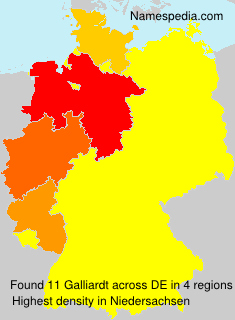 Surname Galliardt in Germany Surname Galliardt in Germany