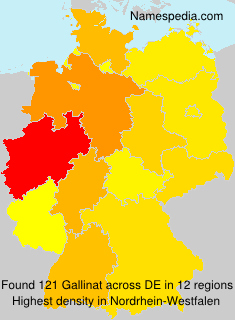 Surname Gallinat in Germany Surname Gallinat in Germany