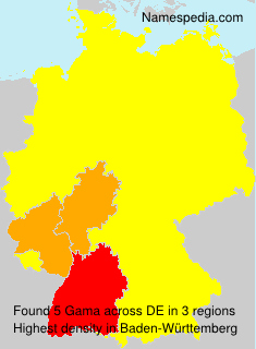 Surname Gama in Germany Surname Gama in Germany