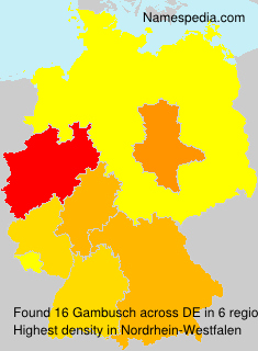 Surname Gambusch in Germany Surname Gambusch in Germany