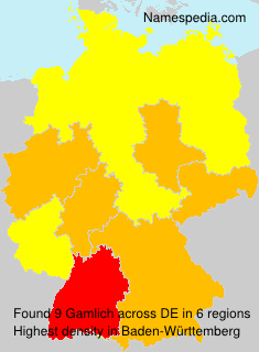 Surname Gamlich in Germany Surname Gamlich in Germany