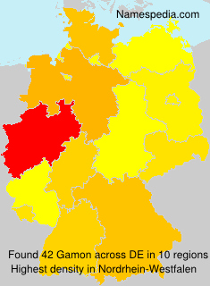 Surname Gamon in Germany Surname Gamon in Germany