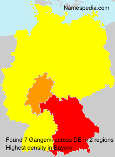 Surname Gangemi in Germany Surname Gangemi in Germany