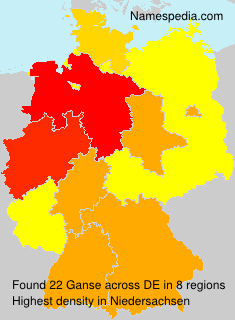 Surname Ganse in Germany Surname Ganse in Germany