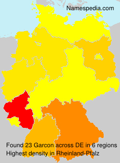 Surname Garcon in Germany Surname Garcon in Germany