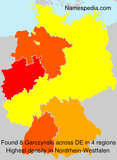 Surname Garczynski in Germany Surname Garczynski in Germany