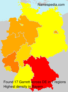 Surname Garrett in Germany Surname Garrett in Germany