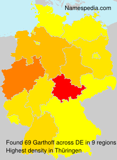 Surname Garthoff in Germany Surname Garthoff in Germany