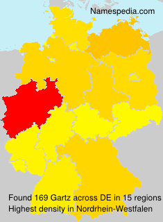 Surname Gartz in Germany Surname Gartz in Germany