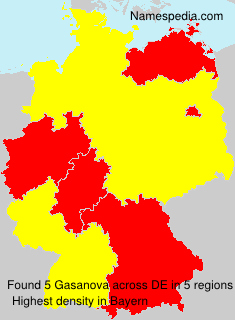 Surname Gasanova in Germany Surname Gasanova in Germany