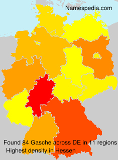 Surname Gasche in Germany Surname Gasche in Germany